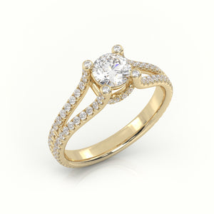1.5  Carat Round Cut Diamond Ring