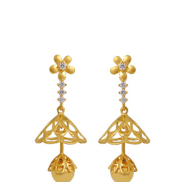 Dummy Silver hopp earrings GemStone