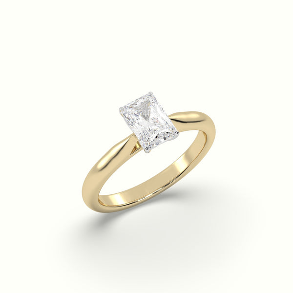 Stunning 1.5 Carat Round Brilliant Cut Diamond Ring in 18K White Gold- Test