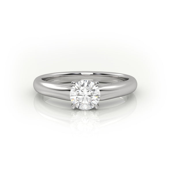 Stunning 1.5 Carat Round Brilliant Cut Diamond Ring in 18K White Gold- Test 1
