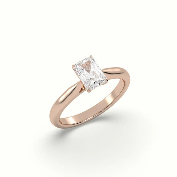 Stunning 1.5 Carat Round Brilliant Cut Diamond Ring in 18K White Gold- Test 1