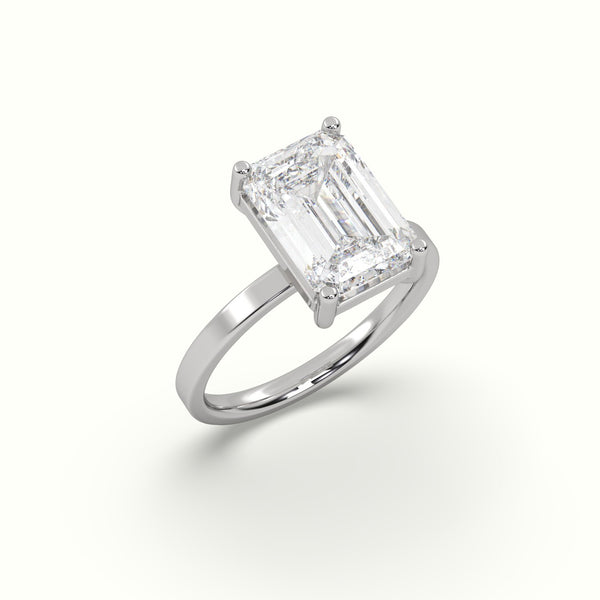 Stunning 1.5 Carat Round Brilliant Cut Diamond Ring in 18K White Gold- Test 1